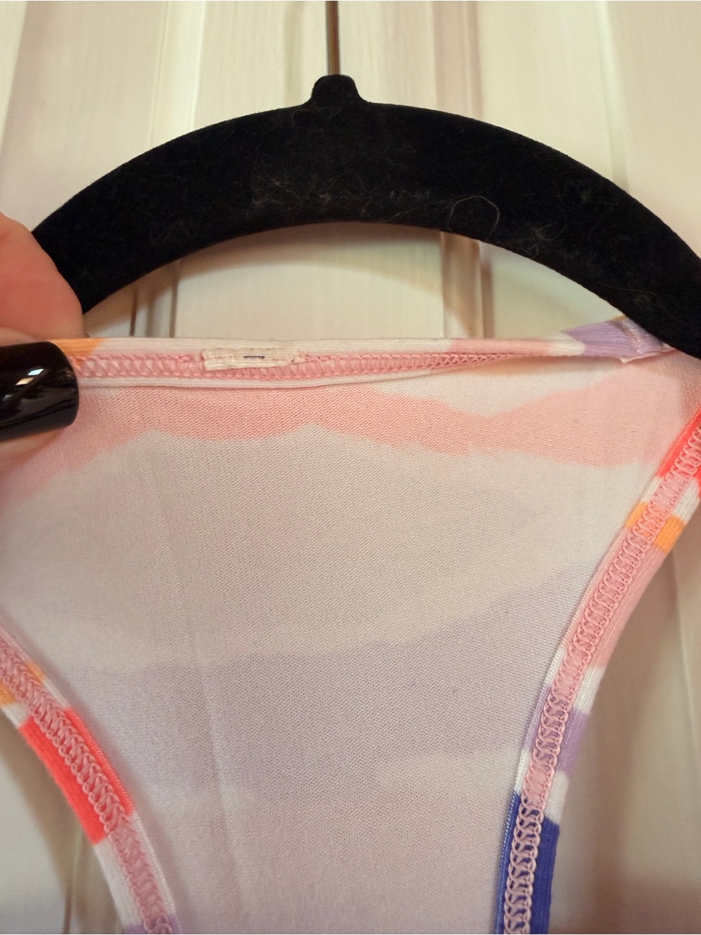 Lululemon Multicolor Striped Racerback One-Piece - Picture 4 of 5